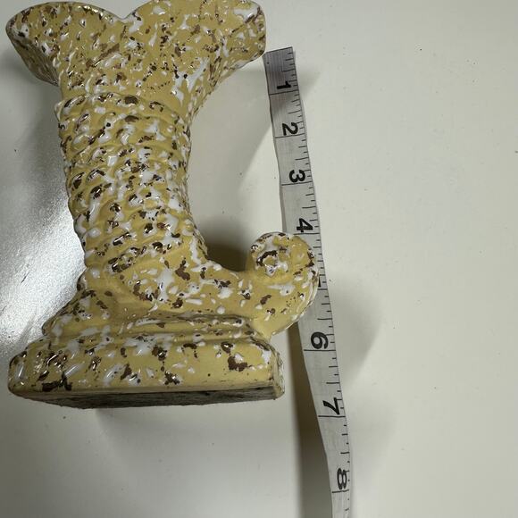 Vintage MCM Savoy Speckle Vase Splatter Art Cornucopia Excellent Condition - Picture 7 of 7